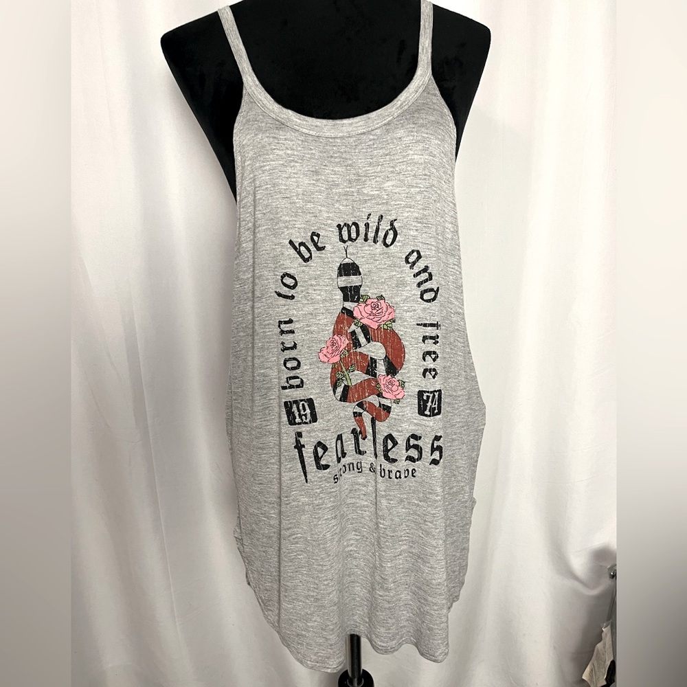 Wst Cst long tank top in large